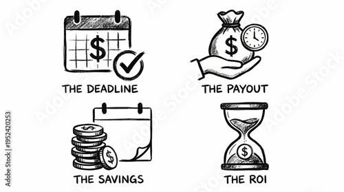 Financial Planning Concepts Deadline, Payout, Savings, and Return on Investment