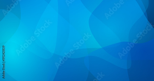 Abstract blue fluid shapes background with soft gradients and smooth curves