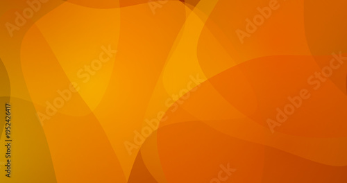 Abstract wavy orange and yellow gradient background with soft flowing shapes