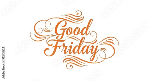 Good Friday hand drawn lettering design vector illustration.
By Catharsis