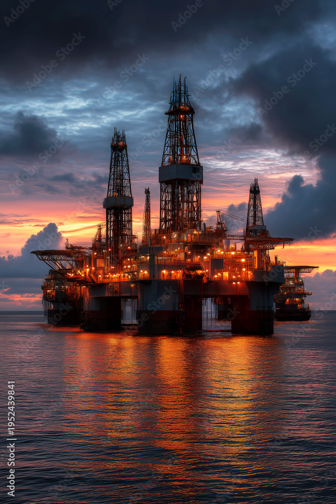 Fototapeta premium The oil pump