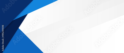 Abstract blue corporate background with geometric layered shapes and smooth paper cut style design perfect for branding, marketing graphics, and professional presentations.