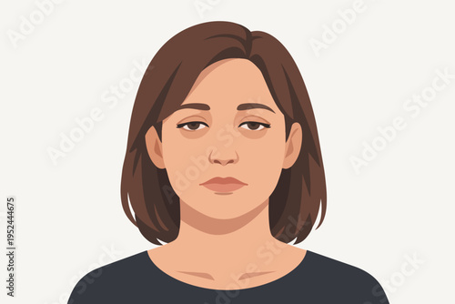 Woman experiencing sleep deprivation and exhaustion, showing dark circles under eyes and fatigue from insomnia