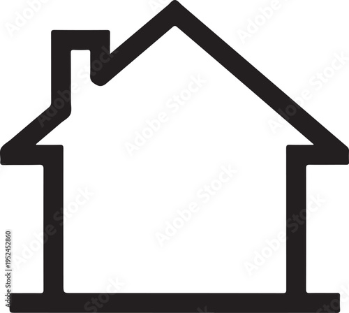 House icon. Vector illustration