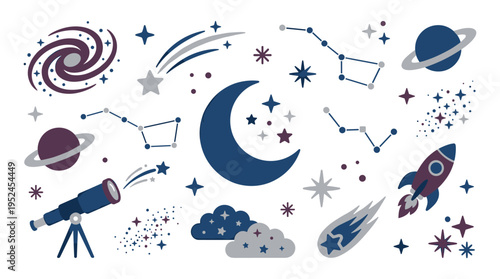 Space and Astronomy Elements Collection