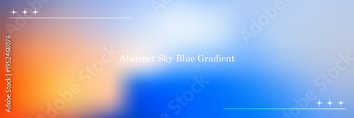 Gradient blue backdrop with pastel sky tones. Smooth abstract design ideal for templates, wallpapers, and creative projects requiring serene visual atmosphere. Vector Illustration.