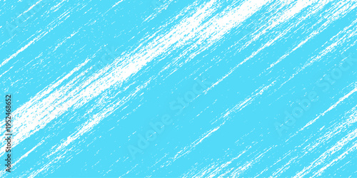 Abstract strokes create a textured backdrop of white against a cool blue canvas, a modern art piece ideal for digital backgrounds, website templates, and design elements.