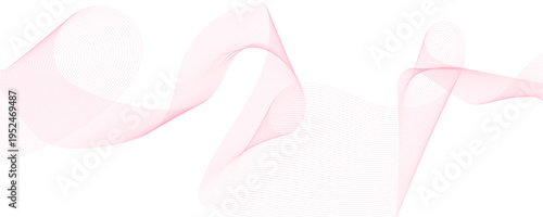 Abstract Pink Modern Wave Line Pattern. Smooth gray wave line vector. 