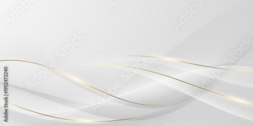 White abstract background with luxury vector illustration.