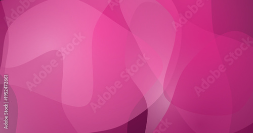 Abstract flowing shapes and curves in shades of pink and magenta