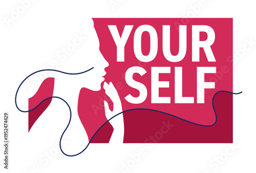 Yourself Self Confidence Concept Illustration