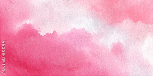 Soft watercolor strokes create a dreamy, cloud-like composition in shades of pink, evoking a sense of serenity and ethereal beauty.