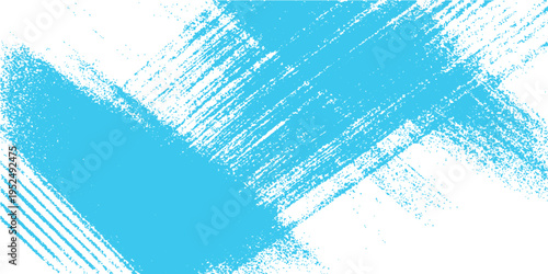Bold and dynamic brushstrokes in shades of azure create an abstract design, adding a touch of artistic flair and contemporary style. 