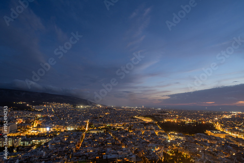 Wallpaper Mural Panoramic night view of Athens from a hill overlooking the historic Greek capital - November 16, 2025 Torontodigital.ca
