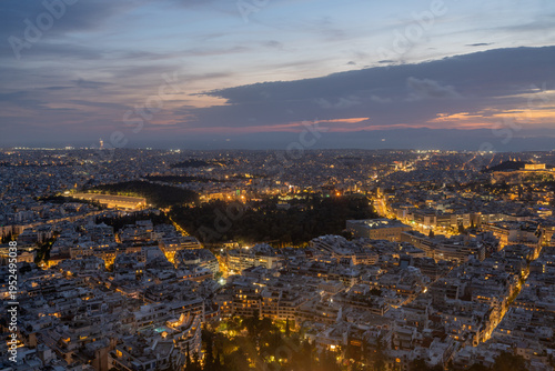 Wallpaper Mural Panoramic night view of Athens from a hill overlooking the historic Greek capital - November 16, 2025 Torontodigital.ca