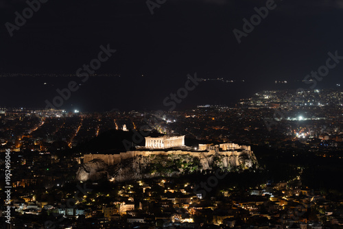 Wallpaper Mural Panoramic night view of Athens from a hill overlooking the historic Greek capital - November 16, 2025 Torontodigital.ca