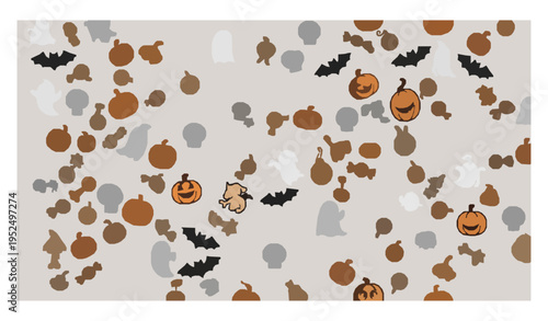 Cartoon ghost icon collection in circular layout with cute spooky characters halloween vector set
Keywords