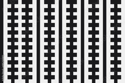 q Abstract Geometric Black and White Seamless Pattern Background