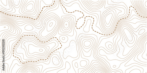 topographic line contour map background, geographic grid map, stock vector illustration