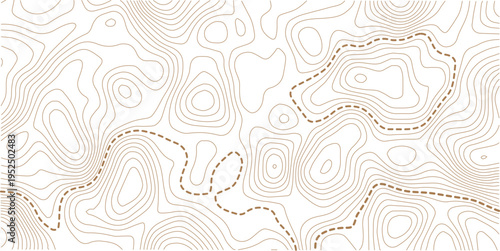 topographic line contour map background, geographic grid map, stock vector illustration