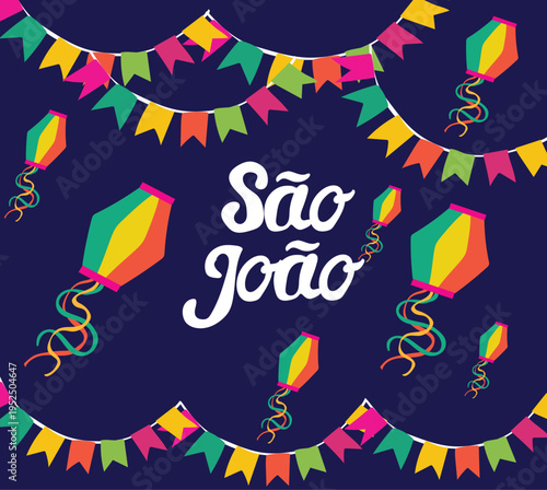 festa de sao joao free vector illustration