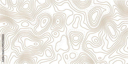 The stylized height of the topographic map contour in lines and contours isolated on transparent.Abstract moving topographic map lines background.
