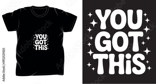 motivational graphic vector art t-shirt design print template