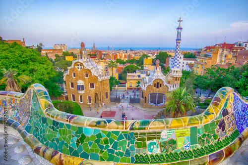 Park Guell, Barcelona, Spain