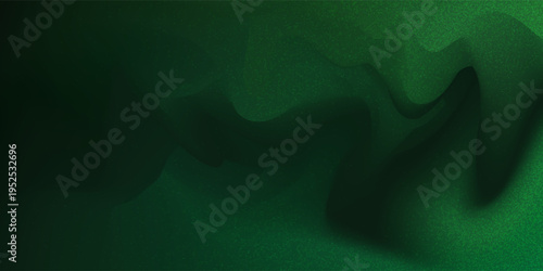 PrintDark green blue grainy gradient background, black backdrop, noise texture