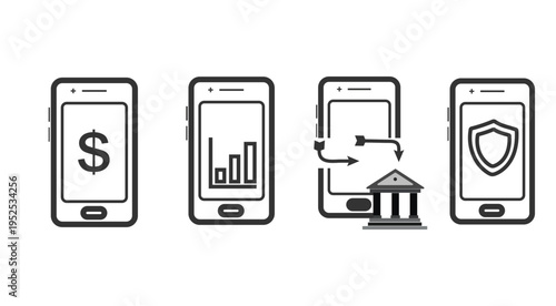 Mobile banking process from investment to security