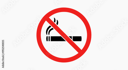 No Smoking Warning Sign Symbol 8.