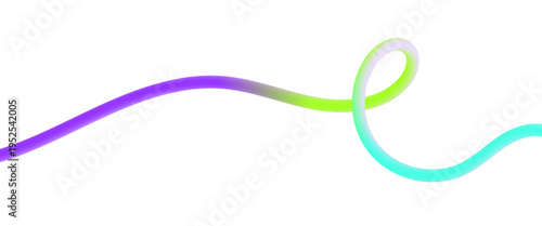 Colorful Ribbon Wave Background, Abstract Flowing Gradient Ribbon Design, Modern Vibrant Illustration.