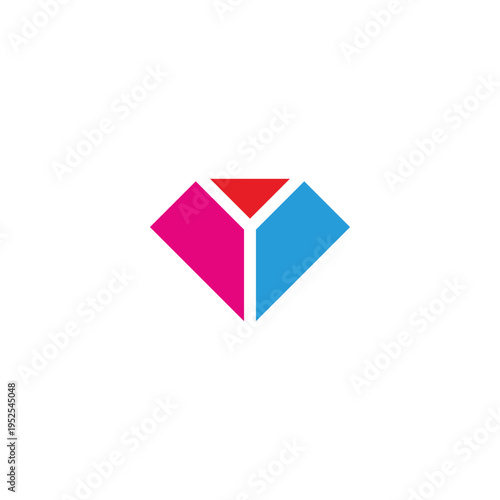 Free Download Diamonds geometric symbol simple logo vector - GFXLoad