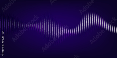 Abstract Digital EQ Music Equalizer. Sound Wave Design Element. Speaking Sound Wave Vector Illustration eps10.
