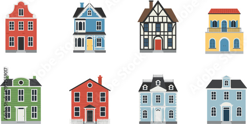 Cozy autumn winter vector elements set with warm scarf woolen mittens boots coffee cup and pinecones for seasonal hygge design