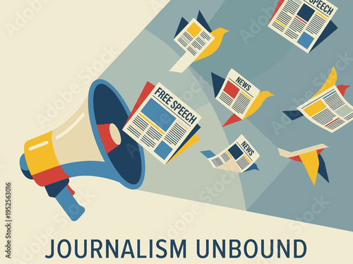 Journalism Unbound A Powerful Megaphone Spreading News and Free Speech in Illustrated Form