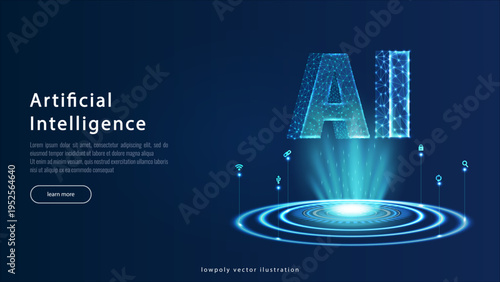 artificial intelligence Vibrant 3D glass alphabet letters A B C with neon reflections — futuristic colorful typography concept for education, children’s design, or creative digital art projects.
