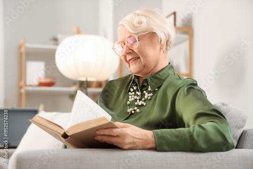 Beautiful senior woman with...