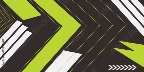 abstract geometric line black and lemon yellow background. modern and futuristic theme