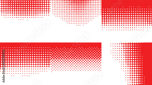 Red Halftone Pattern Backgrounds for Graphic Design