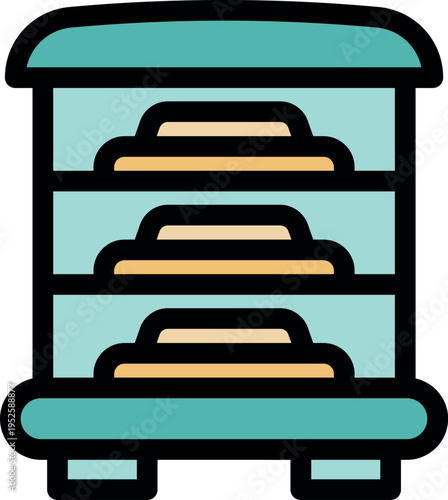 Sterilizing cabinet ensuring hygiene and safety in medical settings, maintaining sterile instruments for healthcare procedures