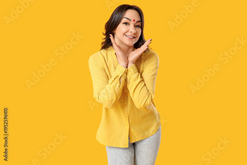 Beautiful mature happy Indi...