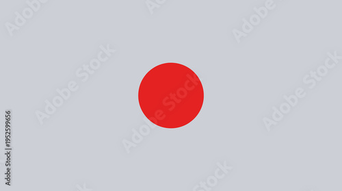 Red Circle Symbol Shape Icon.