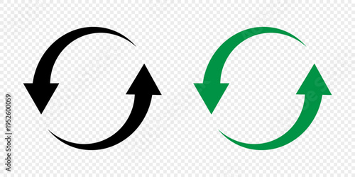 vector illustration of a set of arrows