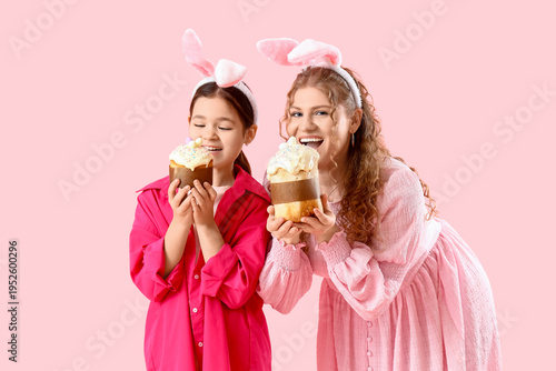 Teenage girl and her mother...