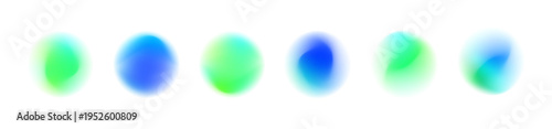 Abstract holographic circle with colorful gradient. Neon glow mesh with subtle watercolor blur. Isolated PNG perfect for digital illustration.