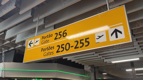 Gate 256 at Guarulhos Airport, São Paulo