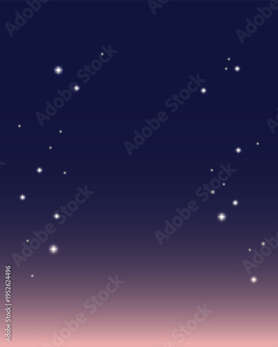 night sky with stars