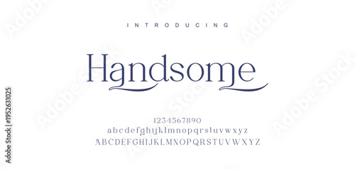 Elegant ligature alphabet letters font logo. Typography luxury classic lettering serif fonts decorative wedding vintage retro logos, design for fashion,beauty shop and brand . vector illustration