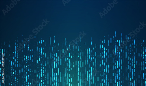 Technology background. Big data visualization. Tech abstract data lines